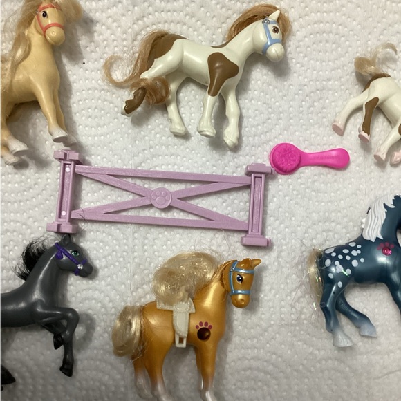 Vintage Littlest pet shop Kenner 90s horses fence and brush - Picture 4 of 5